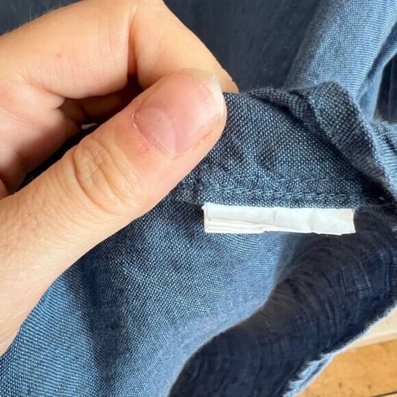 Michael Kors Men’s XXL 2XL Slim Fit Blue Casual Long Sleeve Button Down Shirt - Picture 4 of 9